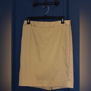 The Limited Tan Pencil Skirt